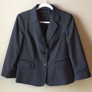 The Limited Collection Gray, 3/4 Sleeve Blazer, L